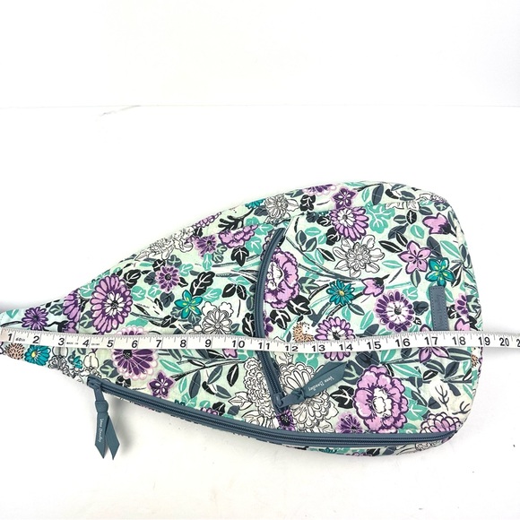 Vera Bradley Floral Backpack - Purple and Teal - Picture 7 of 8